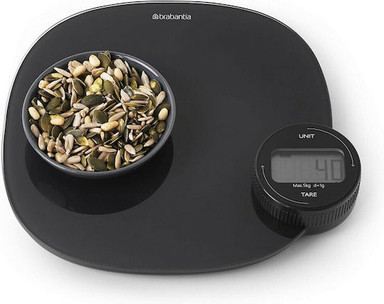 Brabantia Tasty Digital Kitchen Scale up to 5kg Dark Gray