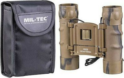 Mil-Tec Binoculars GEN.II Collapsible Binocular Desert 10x25mm