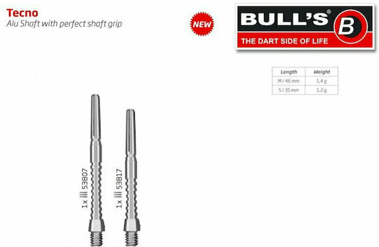 Bull's Techno Aluminium Stiele für Pfeile Short