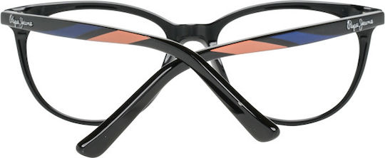 Pepe Jeans Women's Acetate Prescription Eyeglass Frame Black PJ3322-C1