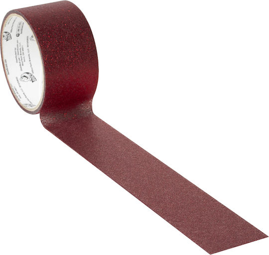 Duck Bandă Washi Autoadezivă pentru Decor Glitter Red 1buc 47mm x 4.5m
