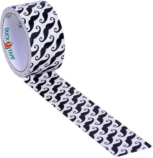 Duck Adhesive Decoration Tape Washi Tape 1pcs 48mm x 9.1m Printed Mustache