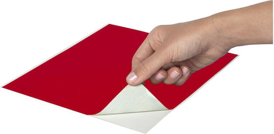 Duck Folie Decorativă Autoadezivă Tape Sheets 1buc Roșu Cireș 21x25,4cm.