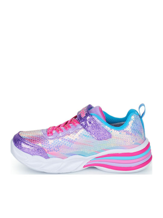 SWEETHEART Kids Sneakers with Scratch Pink