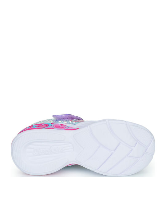 SWEETHEART Kids Sneakers with Scratch Pink