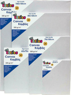 The Littlies Canvas White