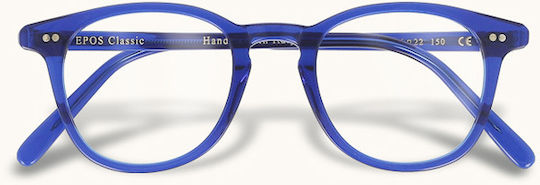 Epos Zeus Femei Plastic Rame Ochelari Albastru EP-ORAZEUS-BL