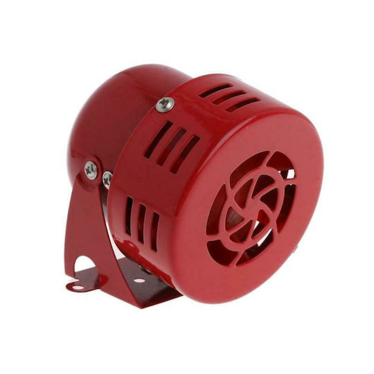Car Horn Μεταλλική Ηλεκτρική με Σειρήνα 3”/12V/110dB Κόκκινο