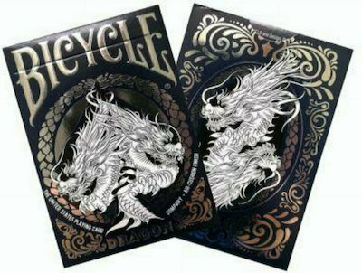 Bicycle Dragon Plasticized Collectable Card Deck Blue