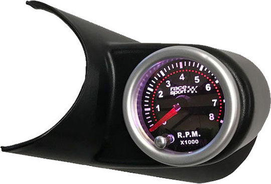 Carner Car Voltmeter Analog Instrument 52mm Racesport Mirror Look Tinted with 7 Colors