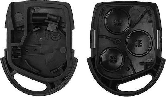 Ford Car Key Shell with 3 Buttons for Ford Remote Control Oval