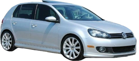 goodGo Spoiler de Autoturism Partea din față Compatibil cu Volkswagen Magazin online de golf VI 2008-2012 Votex Look