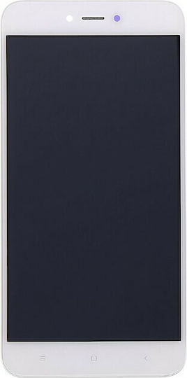 Xiaomi Screen with Touch Mechanism and Frame for Redmi Note 5a Standard (White)