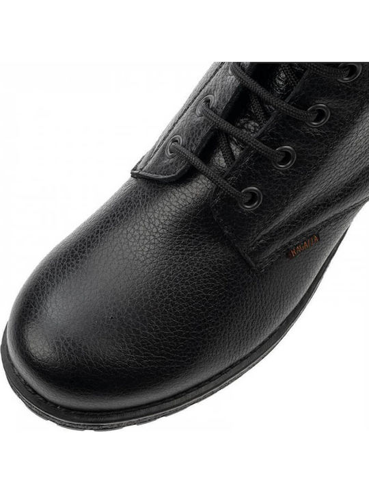 Leather Women's Ankle Boots Black