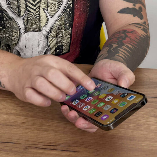 Wozinsky Super Tough Full Glue Full Face Tempered Glass 2τμχ Μαύρο (Xiaomi Redmi Note 12 Pro+ / Note 12 Pro / Note 12 5G / Note 12 / Xiaomi Redmi Note 10 Pro)