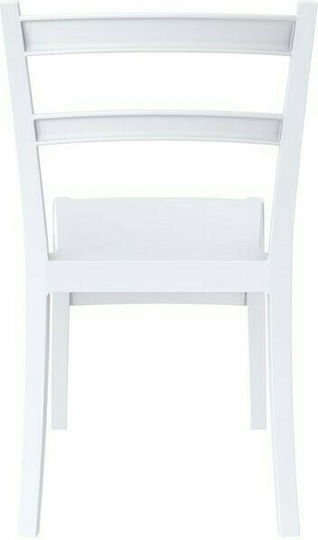 Catering Chair Polypropylene Tiffany White 45x51x85cm