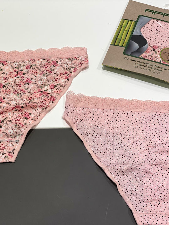 Damen Slip 2Pack Pink