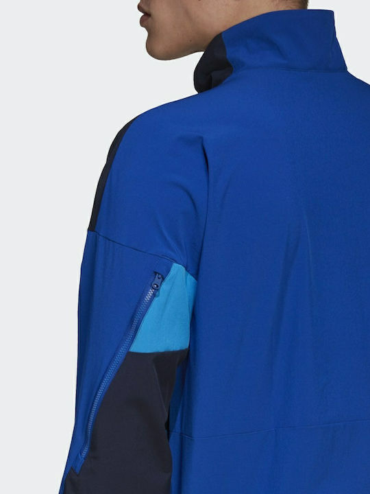 Travel Ventilation Herren-Trainingsjacke Marineblau