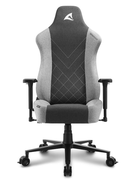 Sharkoon SKILLER SGS30 Fabric Artificial Leather Gaming Chair with Adjustable Arms Black/Grey