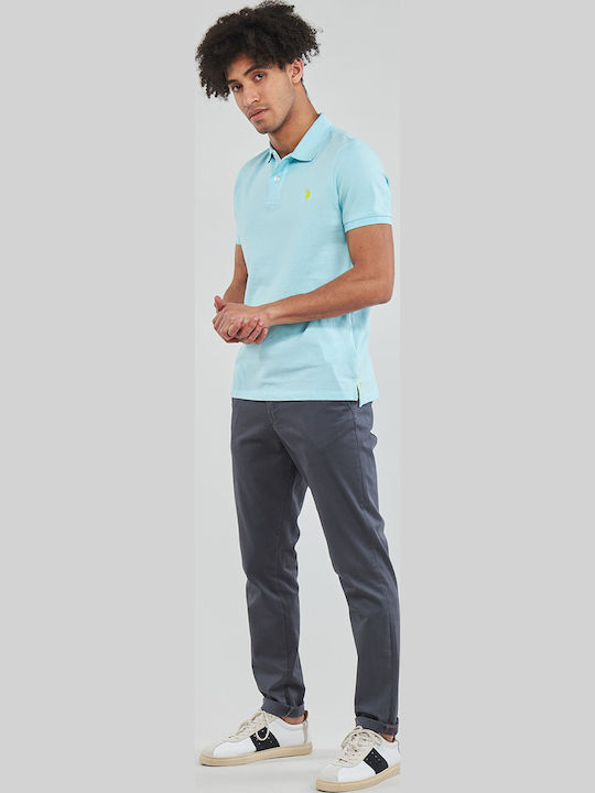King Polo T-shirt Γαλάζιο