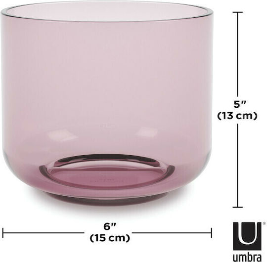 Umbra Декоративна ваза Стъкло Layla Purple 15x15x13см 1бр