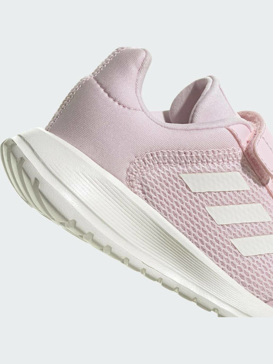 Tensaur Tensaur Run 2.0 CF I Kids Sports Shoes Running with Hoop & Loop Closure Clear Pink / Core White