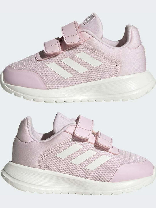 Tensaur Tensaur Run 2.0 CF I Kids Sports Shoes Running with Hoop & Loop Closure Clear Pink / Core White