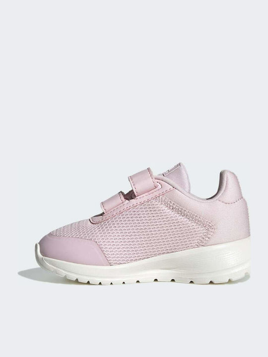 Tensaur Tensaur Run 2.0 CF I Kids Sports Shoes Running with Hoop & Loop Closure Clear Pink / Core White