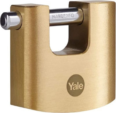 Yale Υ114 Stahl Vorhängeschloss Monoblock mit Schlüssel 70mm 1Stück