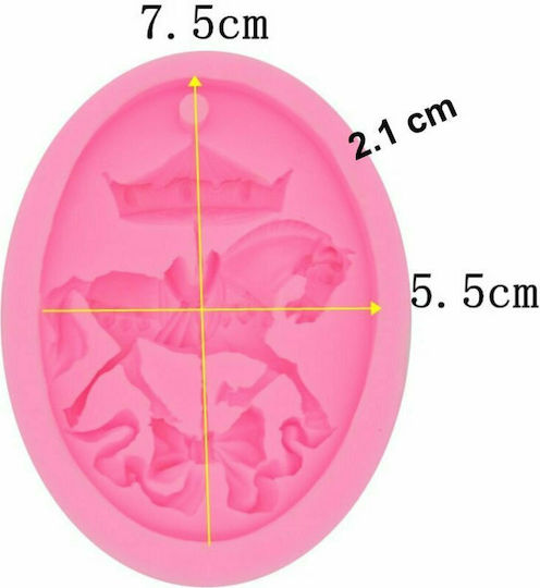 Craftistico 3D Karussell Formen Silikon für Lehm 8.5x6.5cm