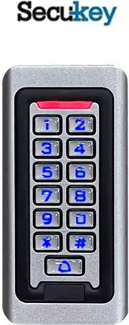 Secukey K2EM Zugangskontrolle für den Zugriff mit Karte , Fingerabdruck und Κωδικό