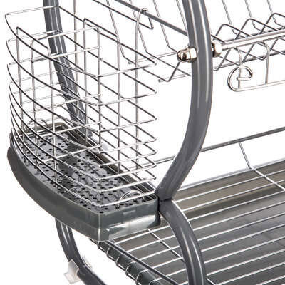5Five Metallic Gray Sink Strainer 51x24x38.5cm