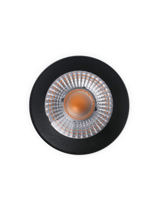 Elvhx Einzel LED Kaltweiß Spot in Schwarz Farbe