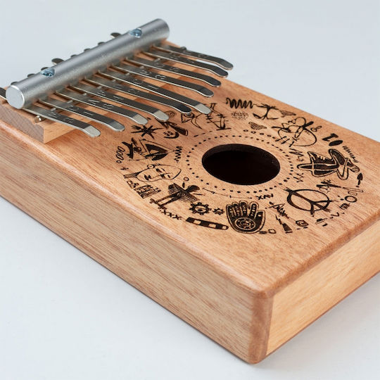 Sela Kalimba SE-257 Free Spirit 10 Noten mit Lautsprecher