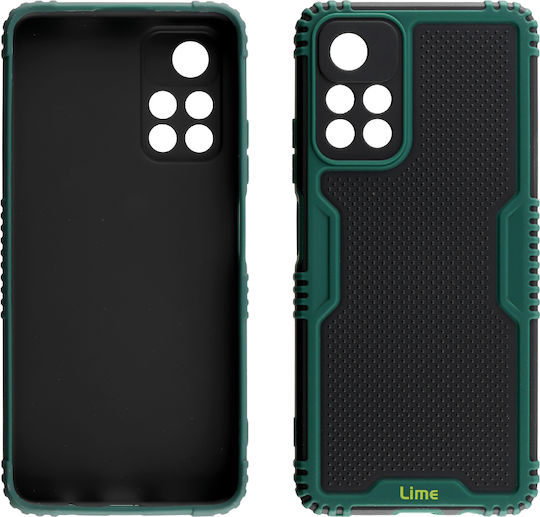 Lime Armadillo Camera Guard Back Cover Πλαστικό Πράσινο (Poco M4 Pro)