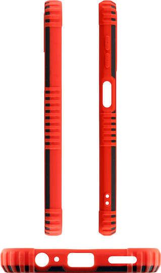 Lime Armadillo Camera Guard Back Cover Plastic Red (Poco M4 Pro)