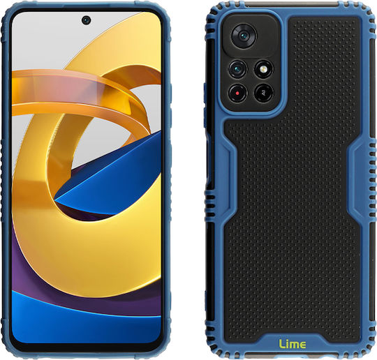 Lime Armadillo Camera Guard Back Cover Plastic Albastru (Poco M4 Pro 5G / Redmi Note 11s 5G )