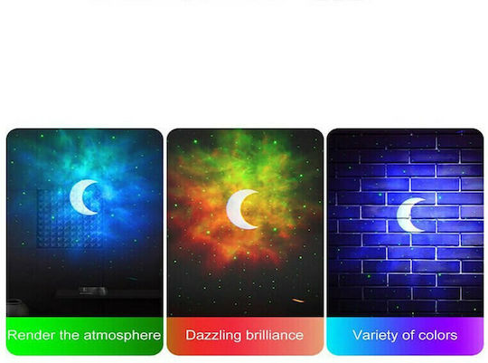 Factory Projector Διακοσμητικό Φωτιστικό LED RGB Party Light 14x5.5x14εκ.