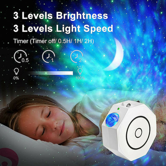 Factory Projector Διακοσμητικό Φωτιστικό LED RGB Party Light 14x5.5x14εκ.