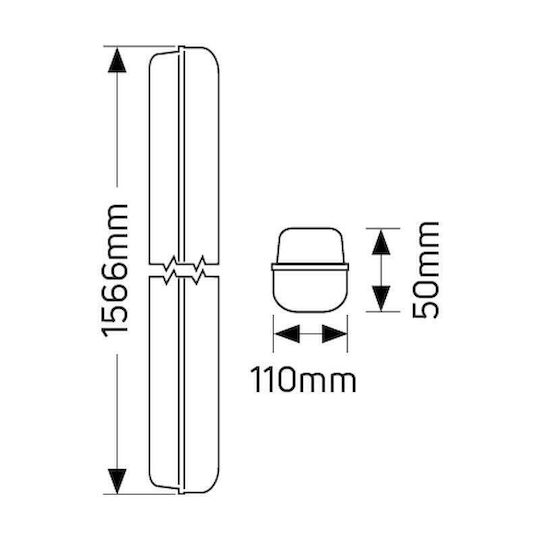 Geyer Φωτιστικό Σκαφάκι Außenbereich 150cm