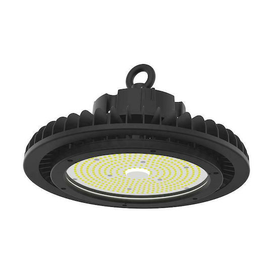 Geyer Φωτιστικό Καμπάνα 240W Ψυχρό Λευκό 31200lm με Ενσωματωμένο LED Μαύρο