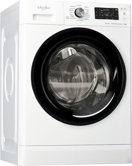 Whirlpool Πλυντήριο Ρούχων 9kg με Τεχνολογία Ατμού 1400 Στροφών FreshCare+ FFD 9458 BV EE