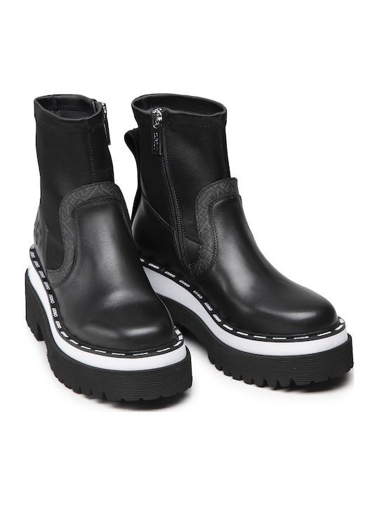 Hero Leather Women's Ankle Boots Black