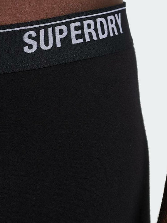 Superdry Мъжки боксерки Черно / Черна оптика 3Опаковка