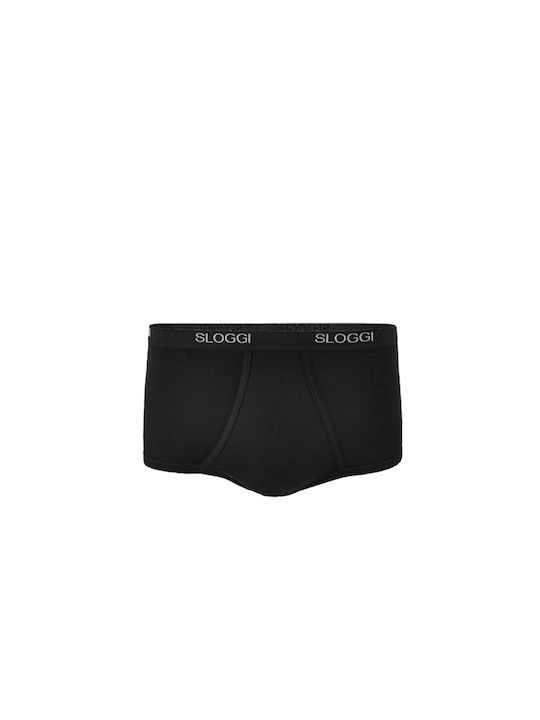 Basic Maxi Slipuri pentru bărbați Negre 1Pachet