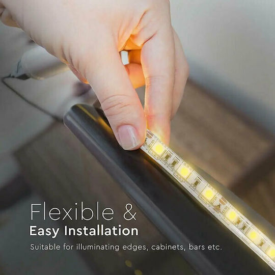 V-TAC Αδιάβροχη Ταινία LED 24V Φυσικό Λευκό Φως 10m Τύπου SMD2835