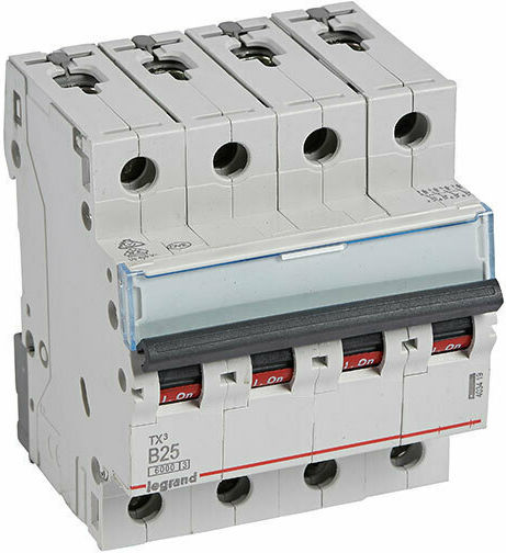Legrand Automatic Circuit Breaker 25A Four-pole AC 403419