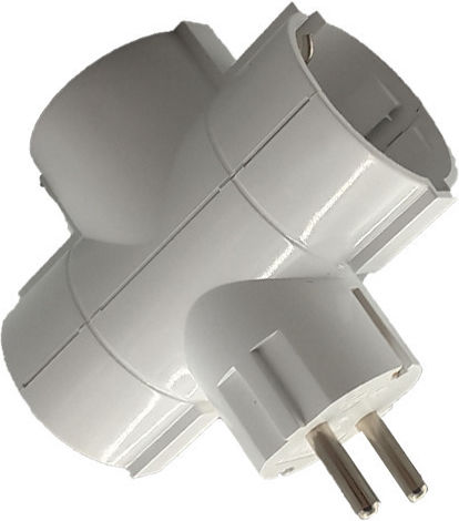 Lamtech T-Shaped Wall Plug 3 Positions