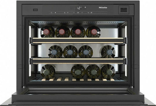 Miele KWT 7112 iG Συντηρητής Κρασιών 18 Φιαλών Obsidian Black