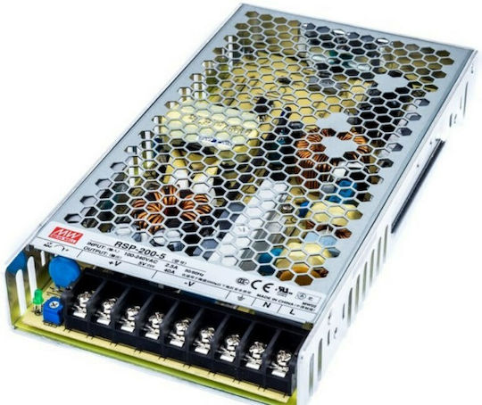 Mean Well LED Захранване Мощност 200W с Изходно Напрежение 5V